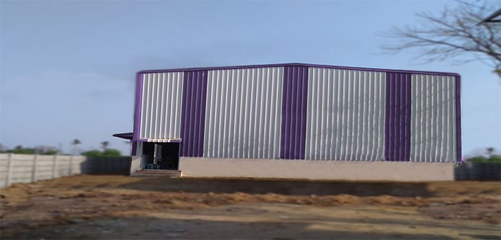 warehouse steel construction in Chennai