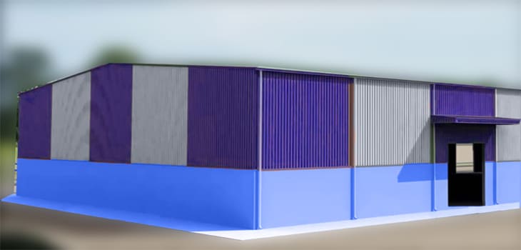 prefabricated industrial shed in Vijayawada