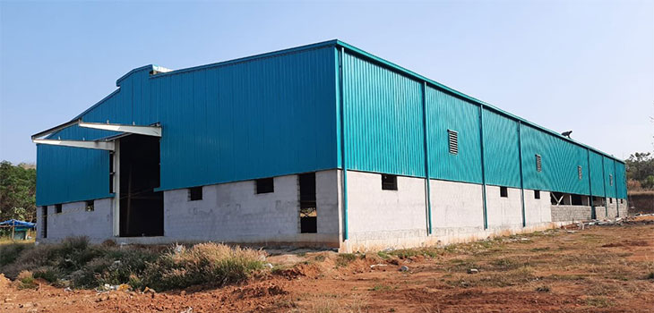 prefabricated factory building construction