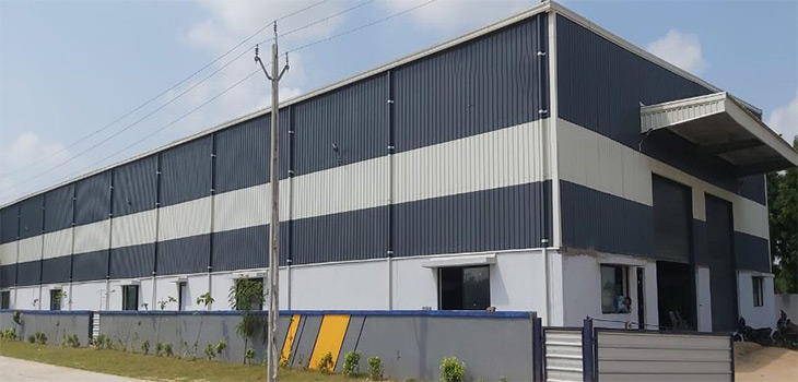 Prefabricated Industrial Shed Coimbatore
