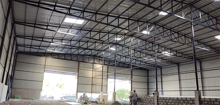 Prefabricated Warehouse construction in Bangalore
